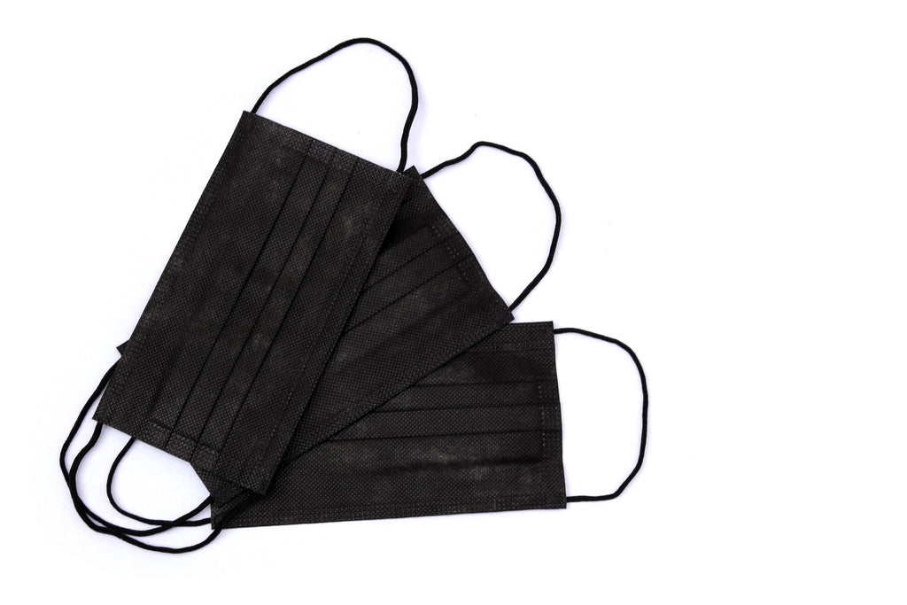 Black 3-Layer Latex Free Disposable Mask ( 2000 per case)