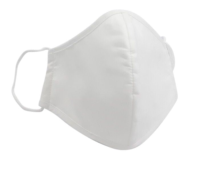 White, 3-Layer, Cotton & Polyester Ear Loop Mask (600 Per Case)