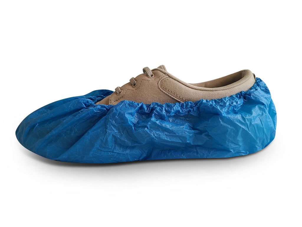 Blue Heavy Duty Shoe Cover (300 Per Case) - Sticky Mats, Shoe Covers and Disposable Apparel from PLX Industries