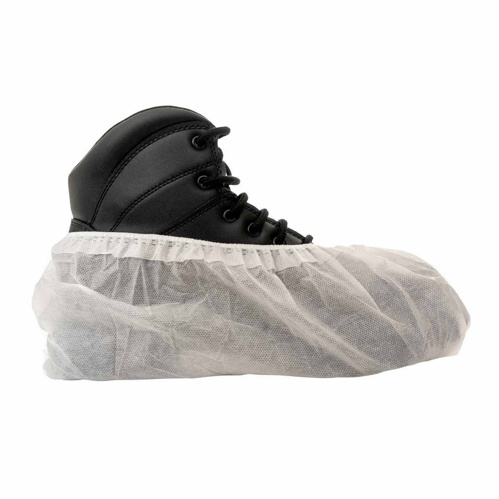 FirmGrip, White Shoe Cover, Size Extra Large.  Fits men's size 12-16- 300/Per Case - Sticky Mats, Shoe Covers and Disposable Apparel from PLX Industries