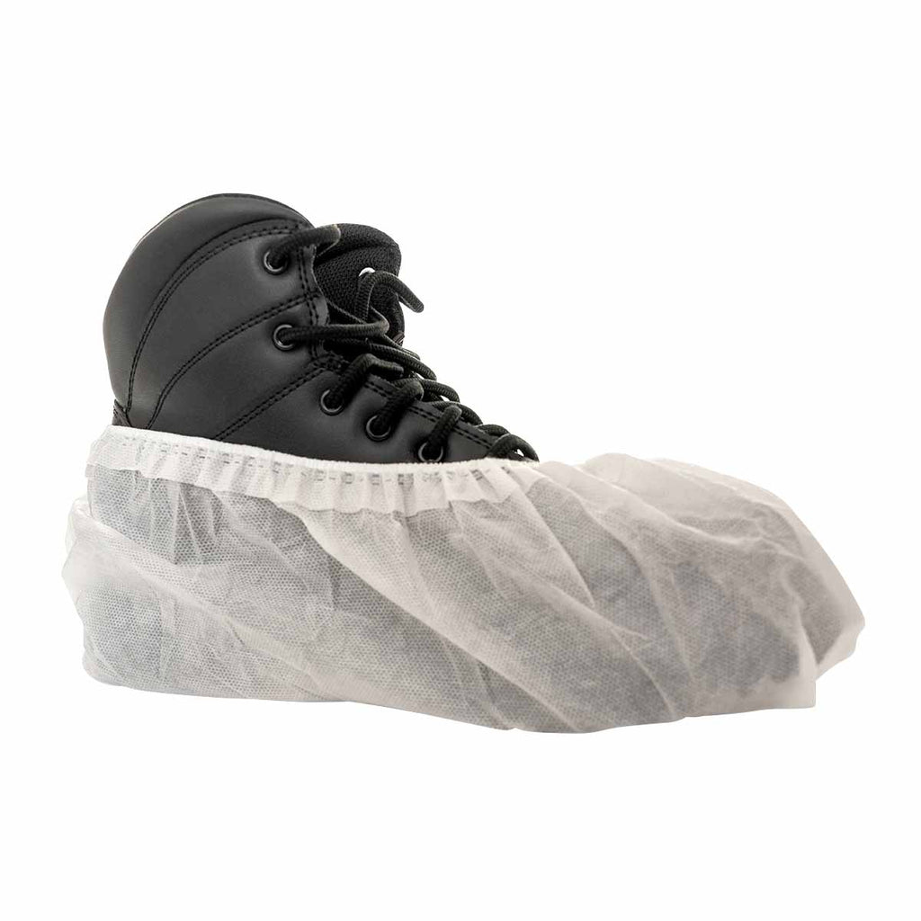 FirmGrip, White Shoe Cover, Size Extra Large.  Fits men's size 12-16- 300/Per Case - Sticky Mats, Shoe Covers and Disposable Apparel from PLX Industries
