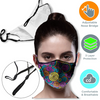 Face Mask 3 layer with filter pocket & adjustable loop; Reusable safety mask for Outdoor Sport, Smoking,Cycling,Travelling - Sticky Mats, Shoe Covers and Disposable Apparel from PLX Industries
