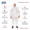 Microporous Coverall with Attached Hood, Elastic Wrist, Elastic Back, Elastic Ankle (25 Per Case) - Sticky Mats, Shoe Covers and Disposable Apparel from PLX Industries