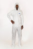 Microporous Coverall with Attached Hood & Boot, Elastic Wrist, Elastic Back, Open Ankle - Sticky Mats, Shoe Covers and Disposable Apparel from PLX Industries