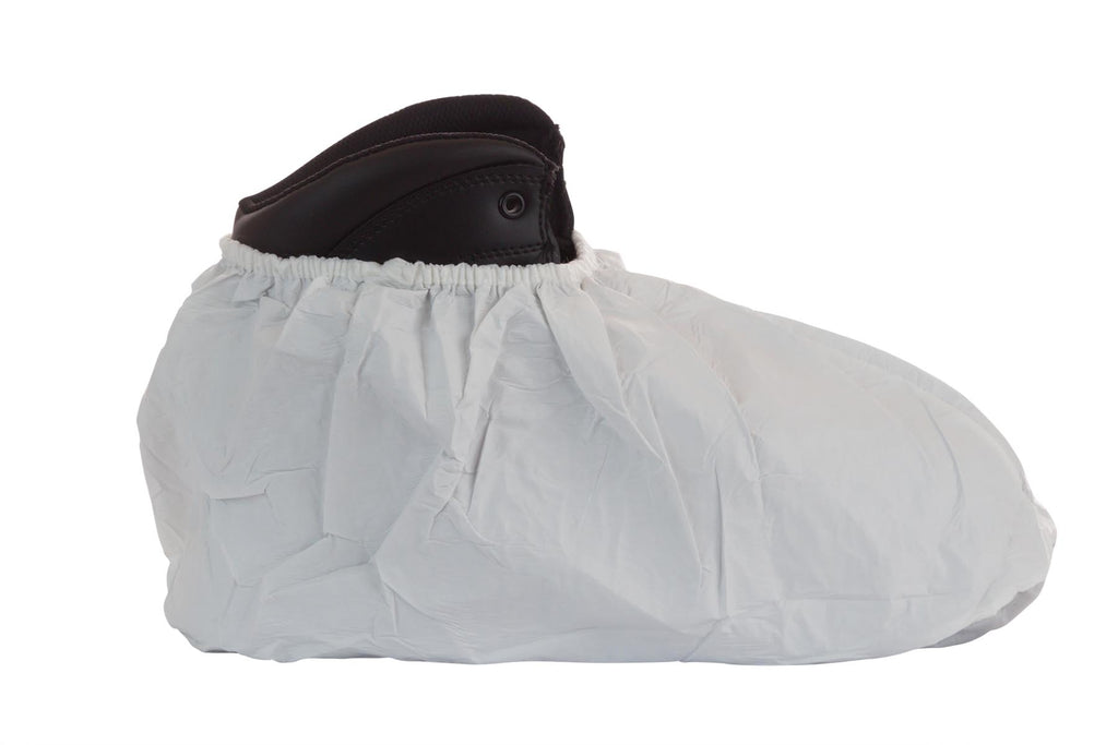 Sterile Shoe Covers, Serged Seam, Sterilized to 10⁻⁶, Individually Packaged (400 Per Case) - Sticky Mats, Shoe Covers and Disposable Apparel from PLX Industries