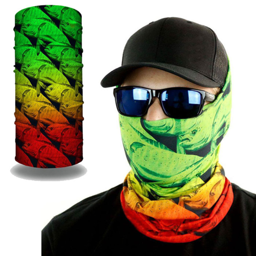 2-Layer Reusable Face Bandana mask Tube w/ Full Color Logo - Sticky Mats, Shoe Covers and Disposable Apparel from PLX Industries