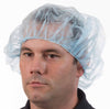 21" Blue Bouffant Cap (1000 Per Case) - Sticky Mats, Shoe Covers and Disposable Apparel from PLX Industries