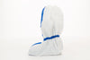 White Boot Cover, Taped Seams, Elastic Ankle & Top, Skid Resistant Sole, 23" - Sticky Mats, Shoe Covers and Disposable Apparel from PLX Industries